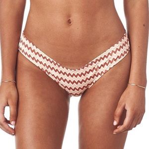 Montce Nu-Micro Bikini Bottom Terra-cotta Chevron